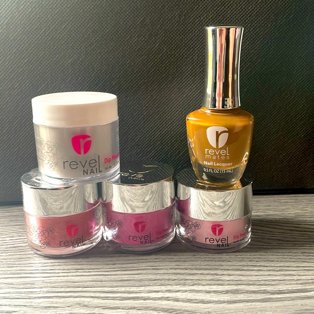 Revel Nail Powder and Polish Bundle